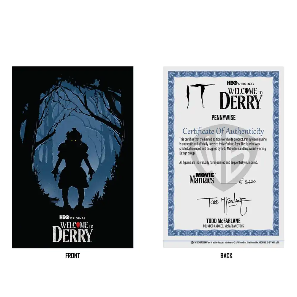 It: Witajcie w Derry Movie Maniacs Figurka PCV Pennywise (Wspomnienie) (Złota Etykieta) 16 cm zdjęcie produktu