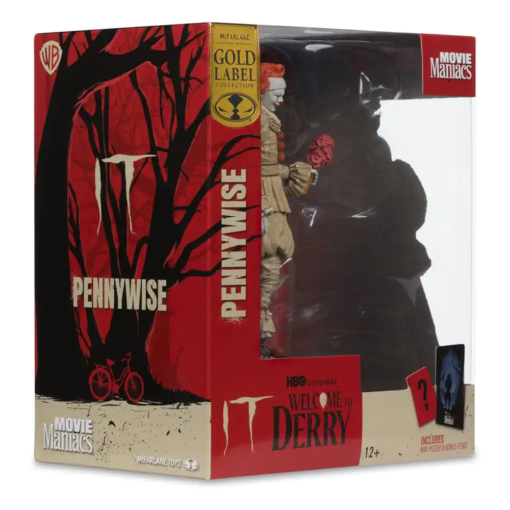 It: Witajcie w Derry Movie Maniacs Figurka PCV Pennywise (Wspomnienie) (Złota Etykieta) 16 cm zdjęcie produktu