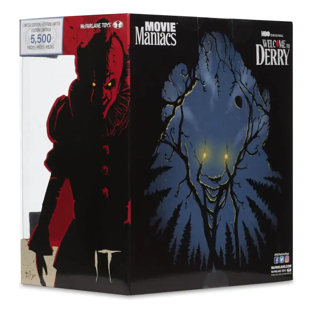 It: Welcome to Derry Movie Maniacs PVC Statue Pennywise (Gold Label) 16 cm zdjęcie produktu