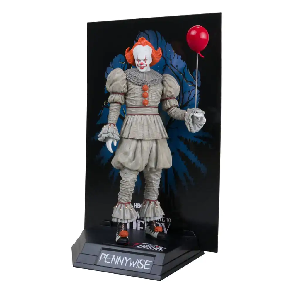 It: Welcome to Derry Movie Maniacs PVC Statue Pennywise (Gold Label) 16 cm zdjęcie produktu