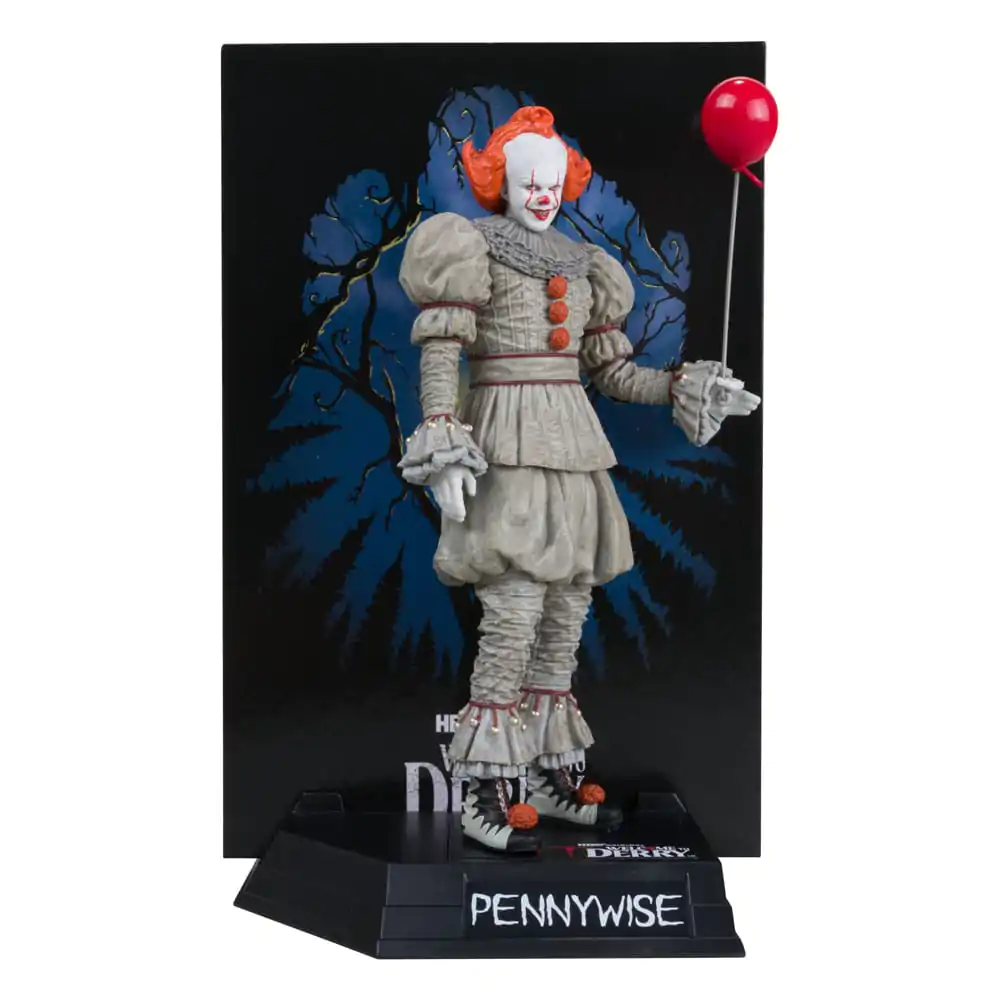 It: Welcome to Derry Movie Maniacs PVC Statue Pennywise (Gold Label) 16 cm zdjęcie produktu