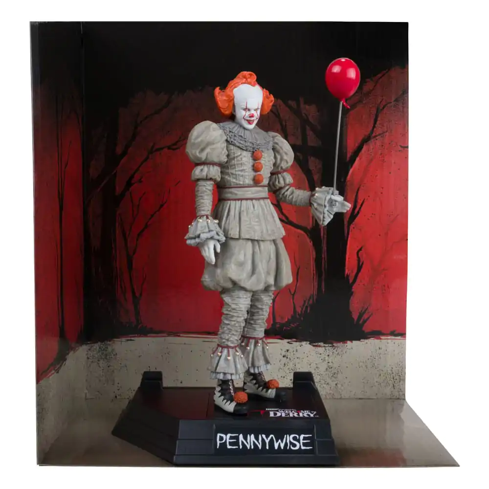 It: Welcome to Derry Movie Maniacs PVC Statue Pennywise (Gold Label) 16 cm zdjęcie produktu