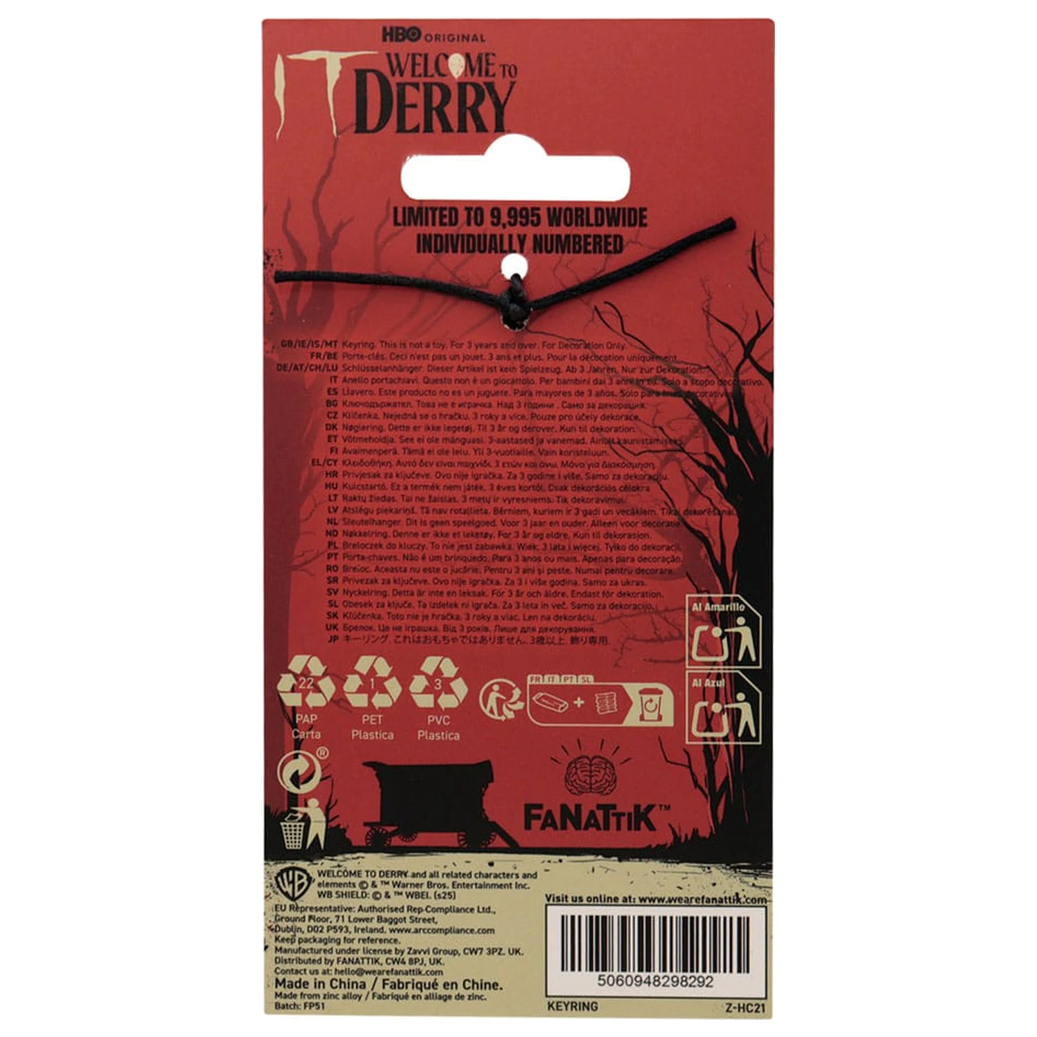 IT Breloczek Welcome to Derry The Losers Limited Edition zdjęcie produktu