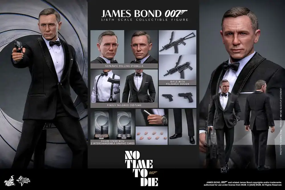 No Time to Die Movie Masterpiece Figurka Akcji 1/6 James Bond 30 cm zdjęcie produktu
