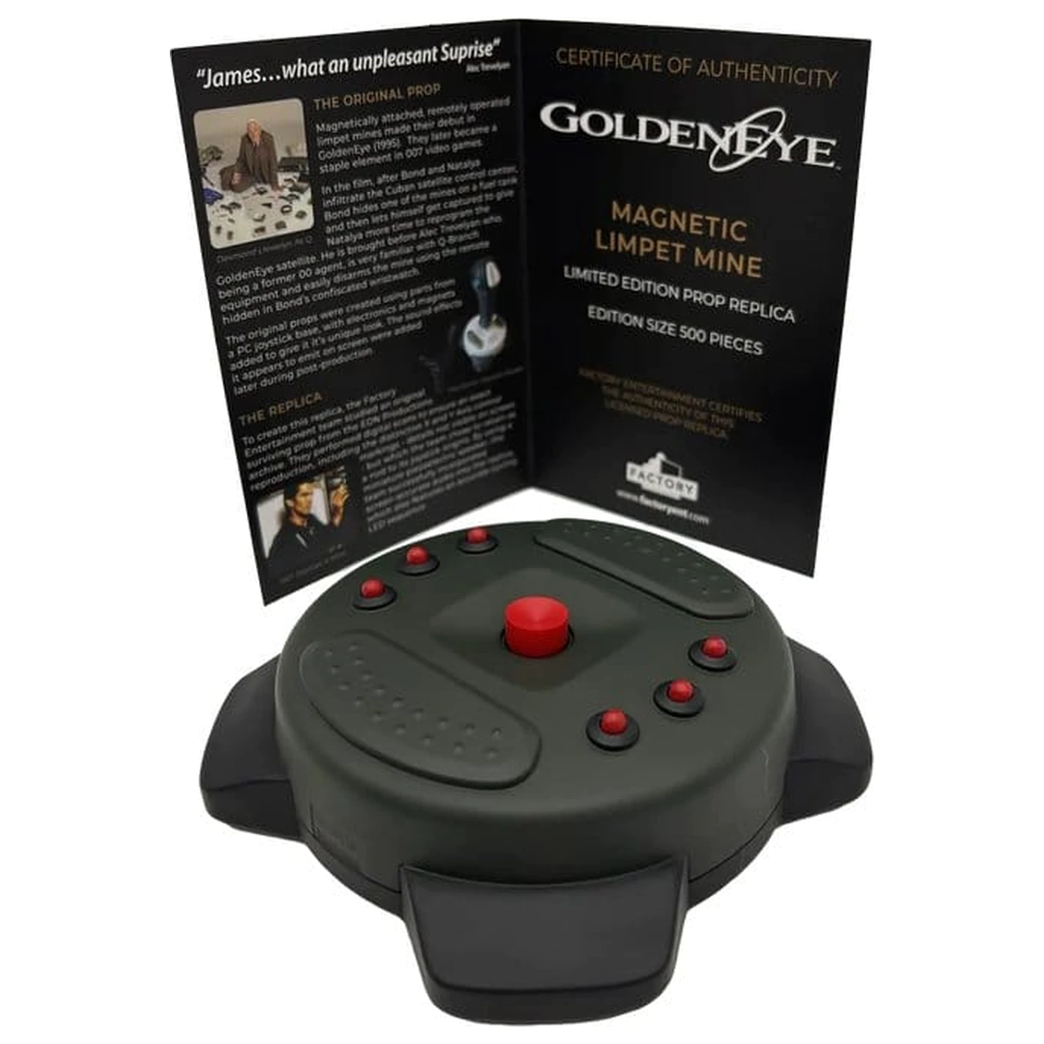 James Bond Prop Replica 1/1 GoldenEye Magnetyczna Mina Limpet 33 cm Edycja Limitowana zdjęcie produktu