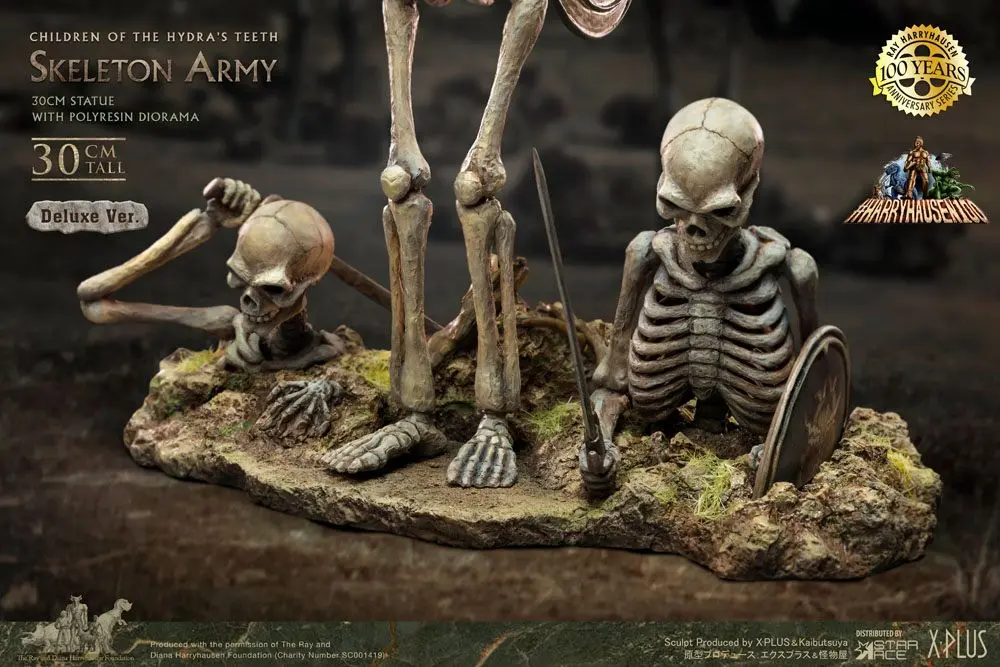 Jason and the Argonauts Gigantyczna miękka winylowa statua Ray Harryhausen's Skeleton Army (Children of the Hydra's Teeth) Deluxe Ver. 32 cm zdjęcie produktu