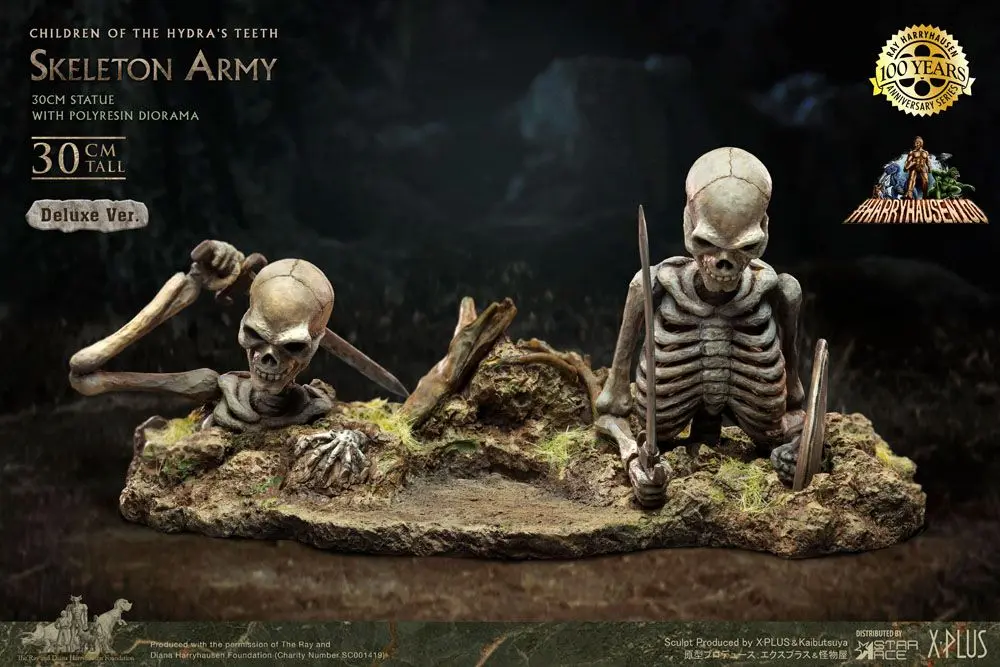 Jason and the Argonauts Gigantyczna miękka winylowa statua Ray Harryhausen's Skeleton Army (Children of the Hydra's Teeth) Deluxe Ver. 32 cm zdjęcie produktu