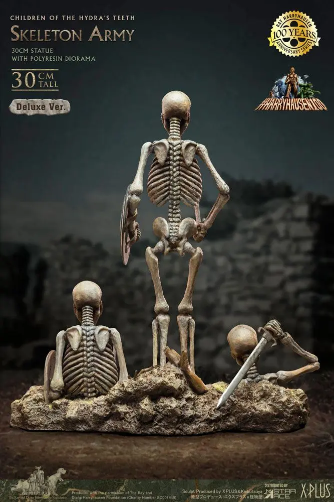 Jason and the Argonauts Gigantyczna miękka winylowa statua Ray Harryhausen's Skeleton Army (Children of the Hydra's Teeth) Deluxe Ver. 32 cm zdjęcie produktu