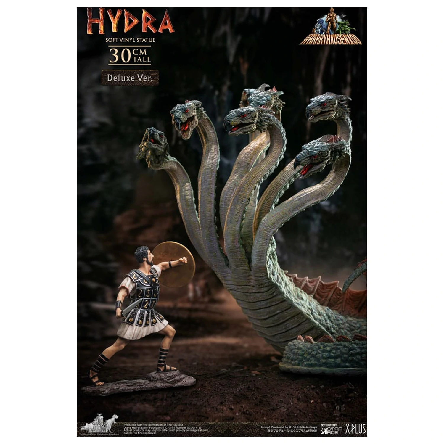 Jason and the Argonauts Miękka Winylowa Statua Hydra Deluxe Version 30 cm zdjęcie produktu