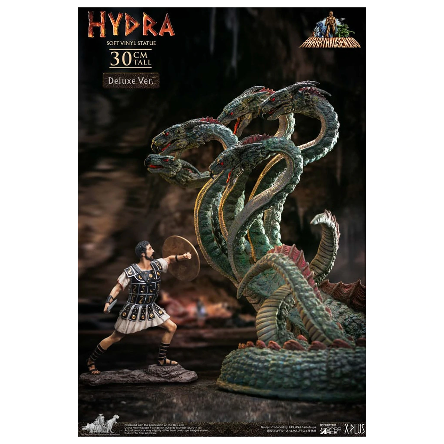 Jason and the Argonauts Miękka Winylowa Statua Hydra Deluxe Version 30 cm zdjęcie produktu