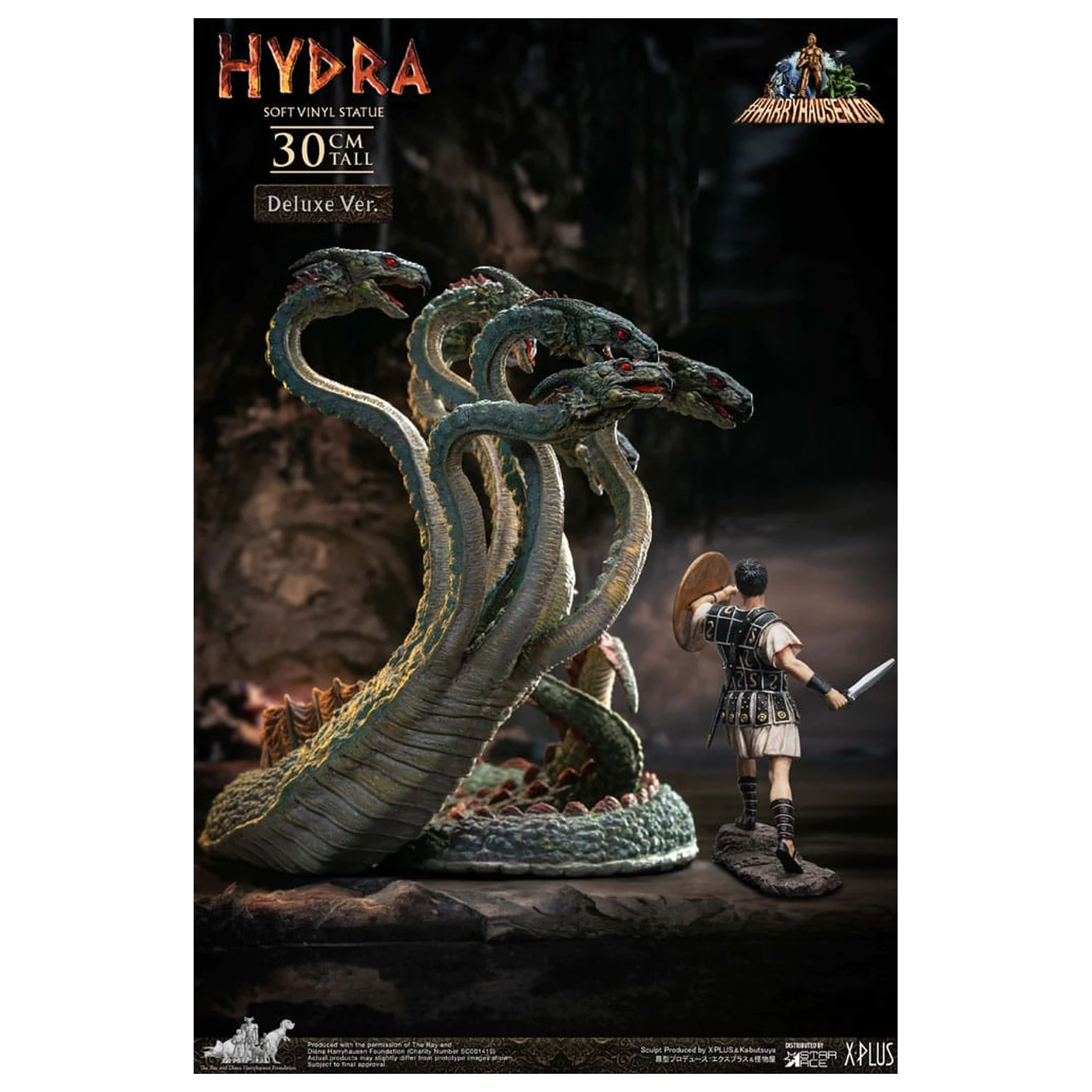 Jason and the Argonauts Miękka Winylowa Statua Hydra Deluxe Version 30 cm zdjęcie produktu