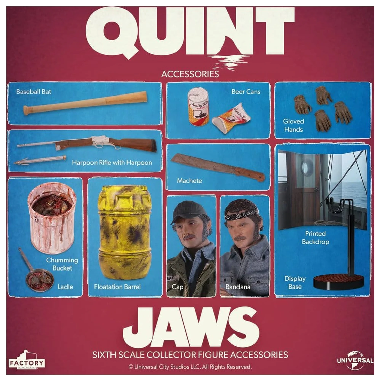 Jaws Figurka akcji 1/6 Quint 15 cm zdjęcie produktu