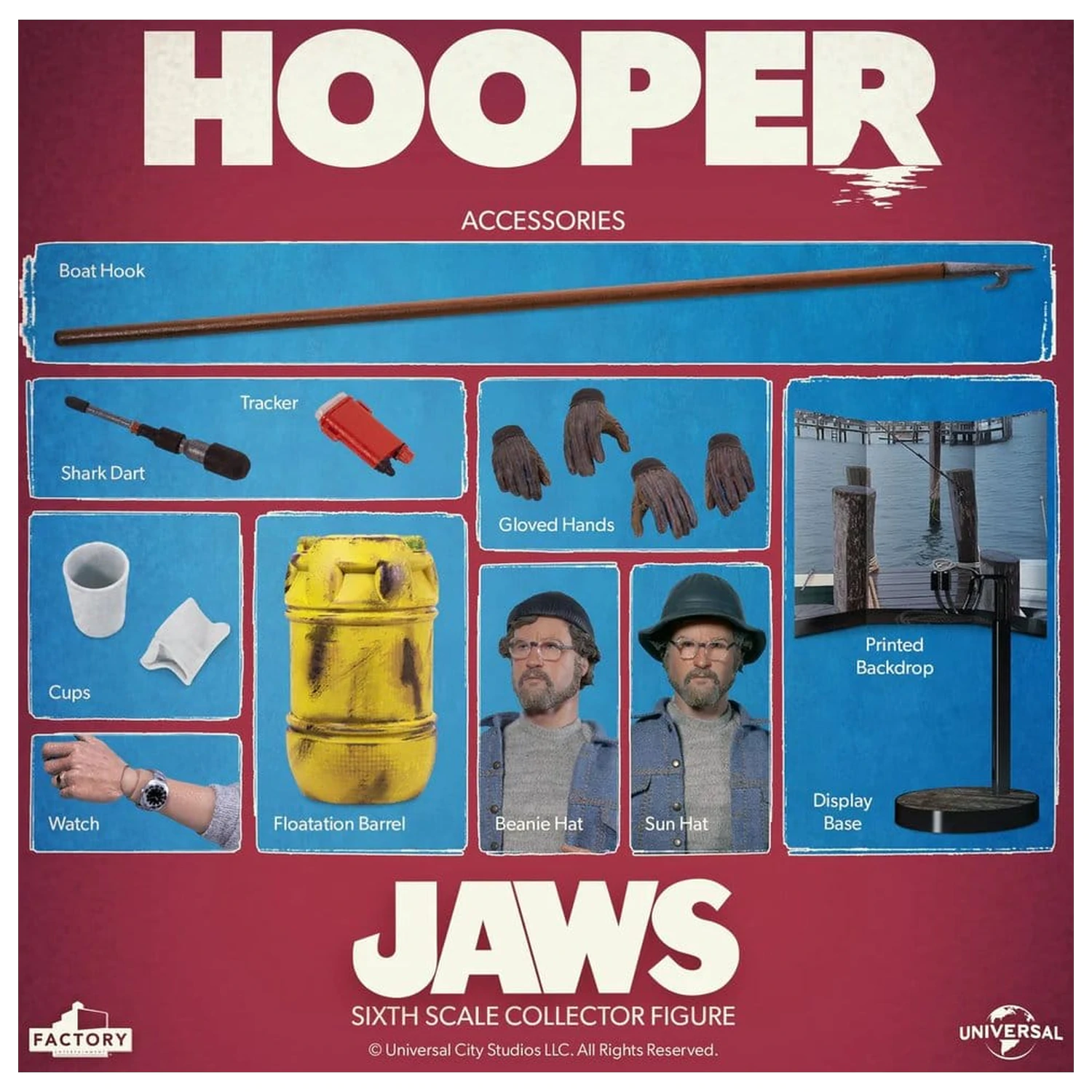 Jaws figurka 1/6 Hooper 15 cm zdjęcie produktu
