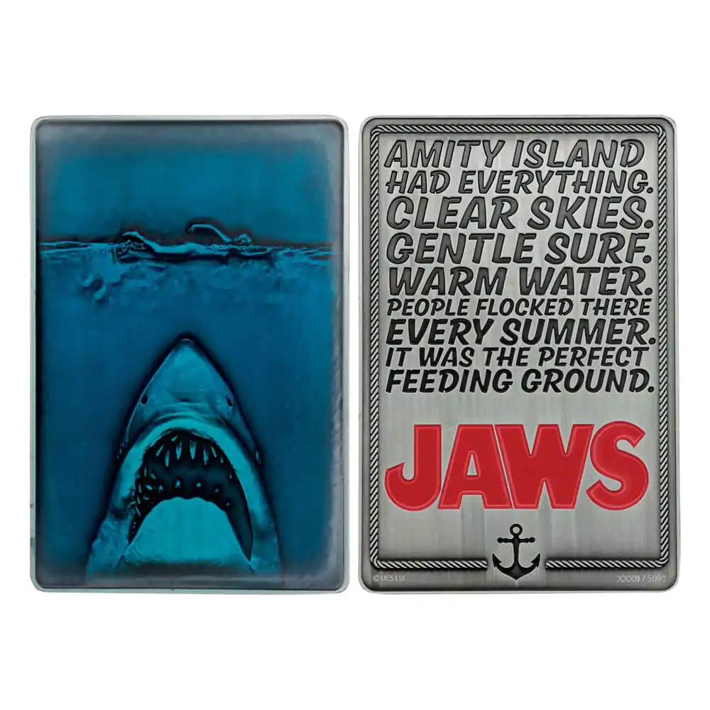 Jaws Ingot 50th Anniversary Plakat Edycja Limitowana zdjęcie produktu