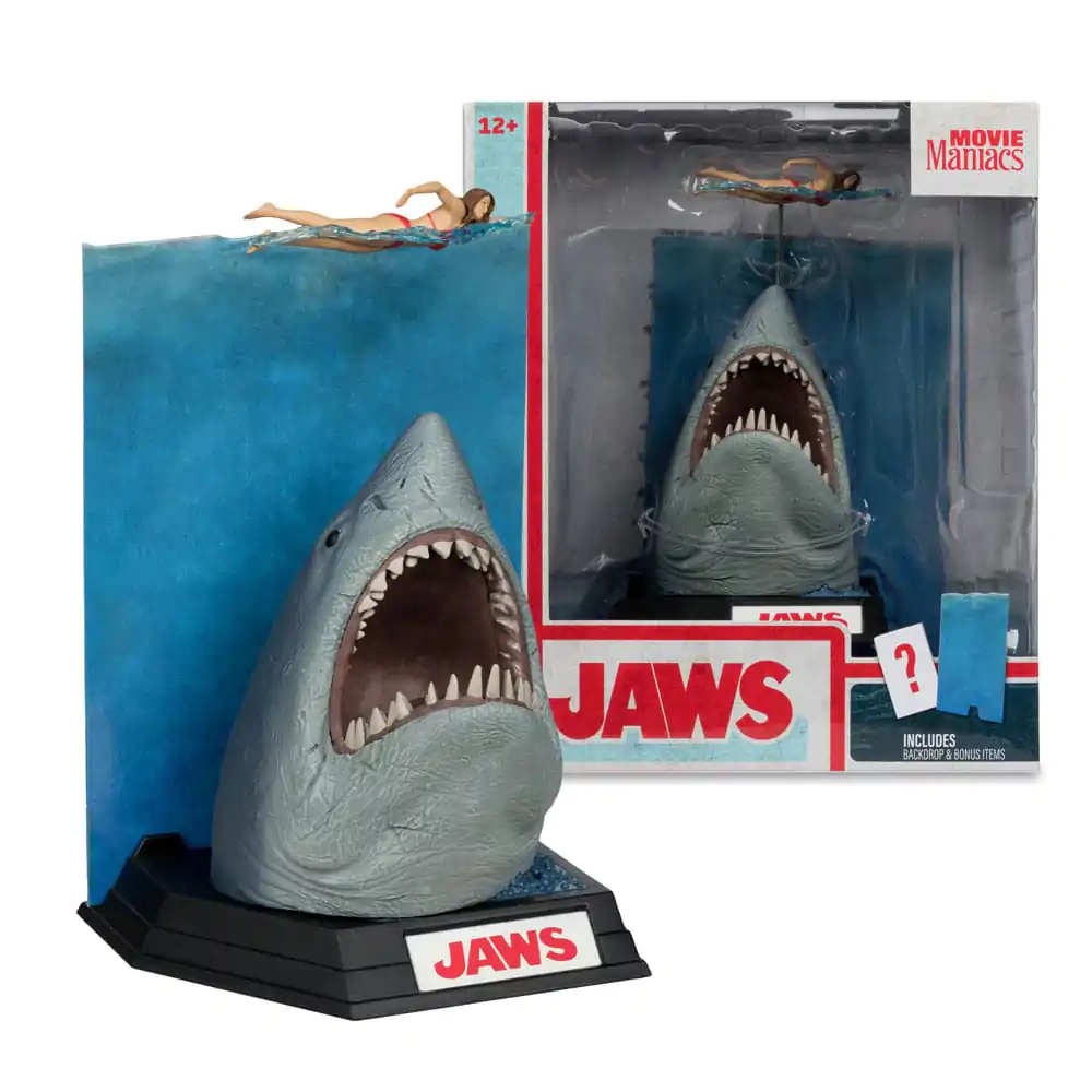 Jaws Movie Maniacs Statua PVC Jaws (50. rocznica) 16 cm zdjęcie produktu