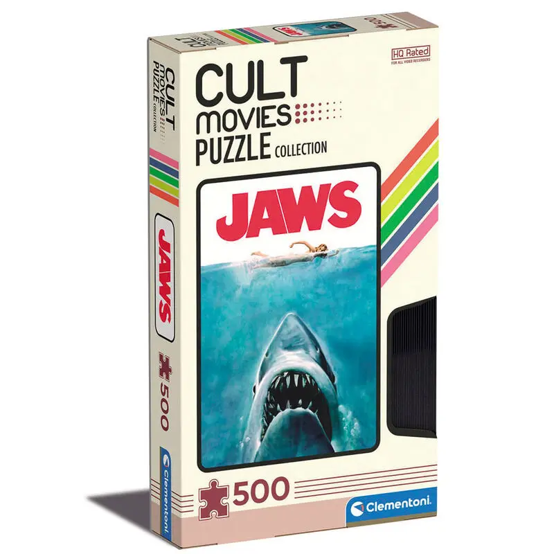 Cult Movies Puzzle Collection Jigsaw Puzzle Szczęki (500 elementów) zdjęcie produktu