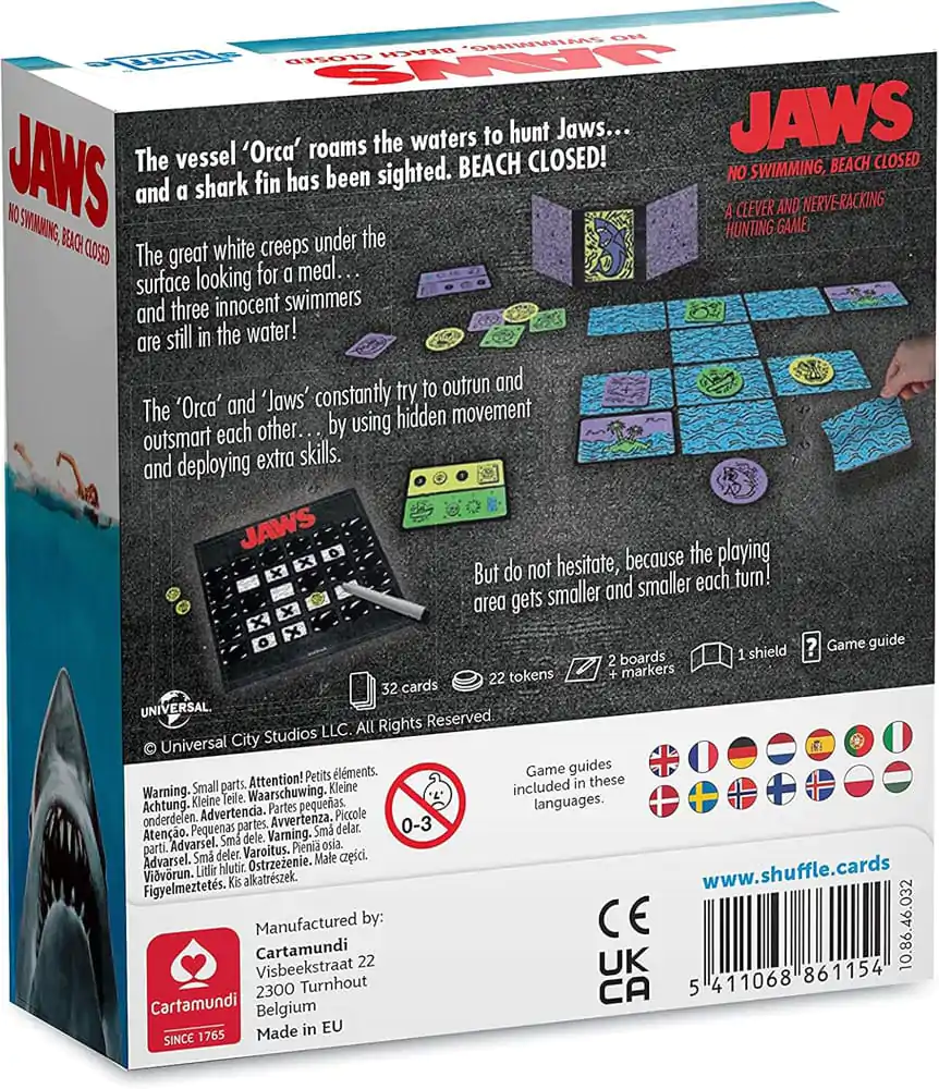 Jaws Shuffle Card Game Retro Gra Karciana zdjęcie produktu