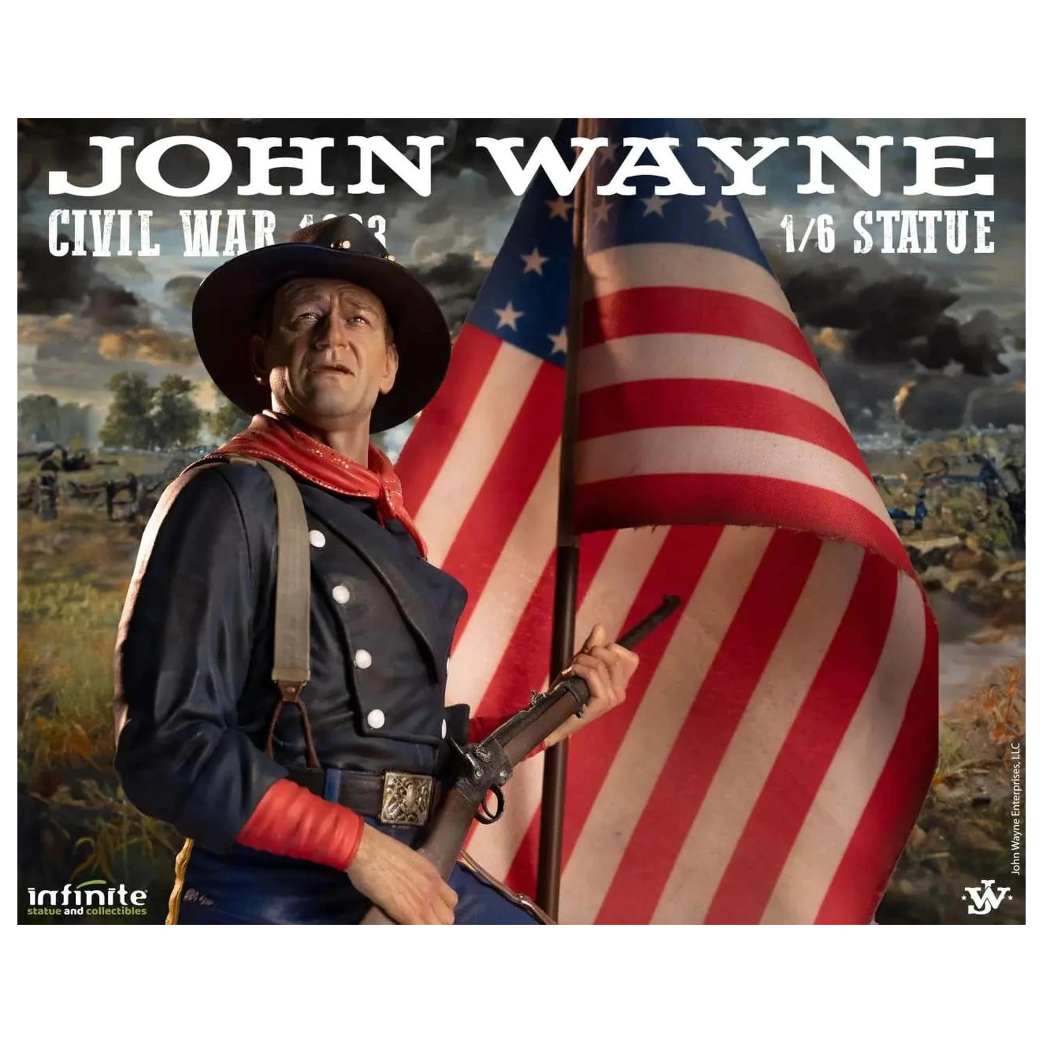 John Wayne Civil War 1863 Statua 1/6 48cm zdjęcie produktu
