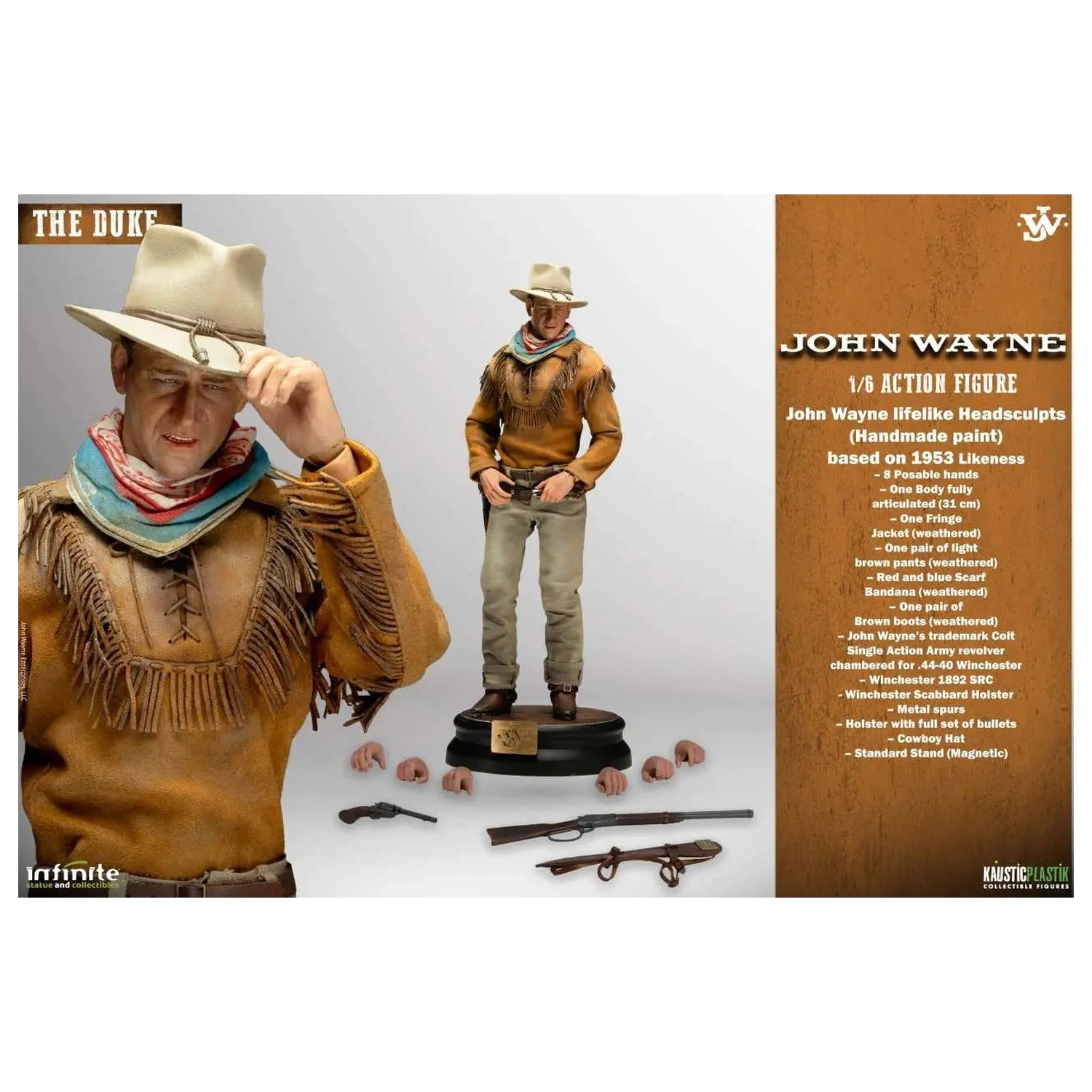 JOHN WAYNE The Duke Figurka 1/6 Wersja Standardowa 31cm zdjęcie produktu