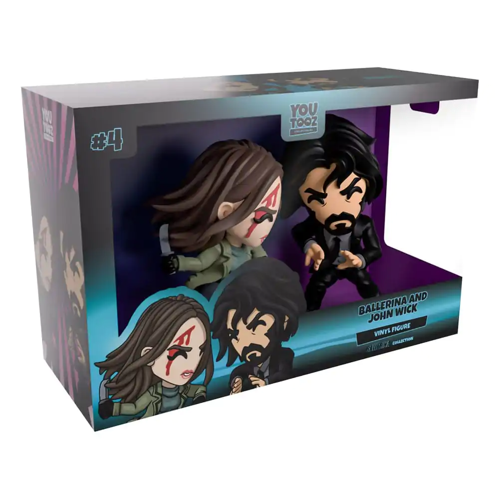 John Wick: Ballerina Figurki Winylowe Dwupak Ballerina i John Wick 11 cm zdjęcie produktu