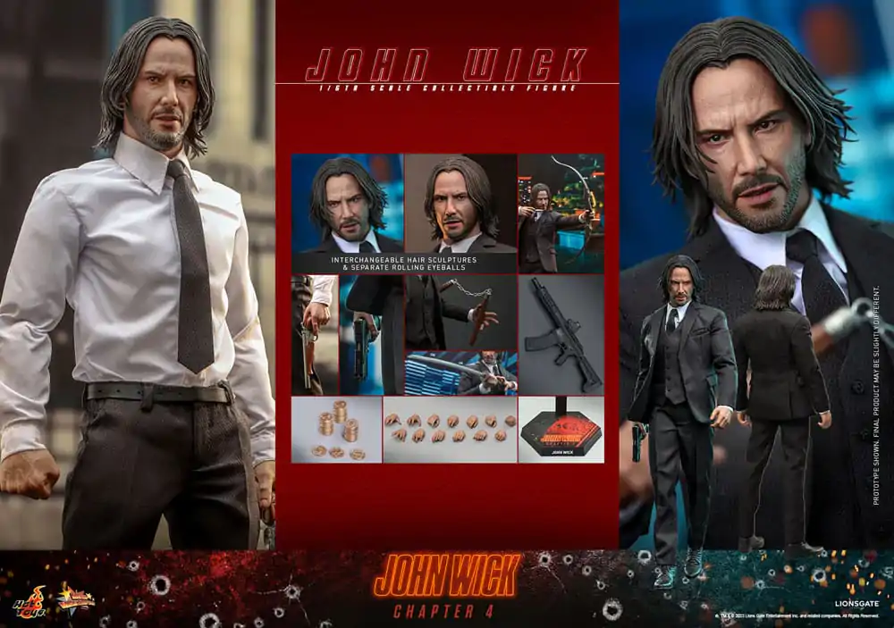 John Wick: Chapter 4 Movie Masterpiece Figurka Akcji 1/6 John Wick 30 cm zdjęcie produktu