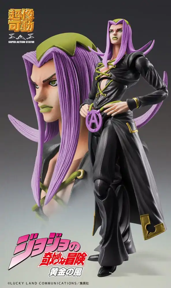 JoJo's Bizarre Adventure Część 5 Super Action Figurka Chozokado Leone Abbacchio Czarna Wersja 16 cm zdjęcie produktu