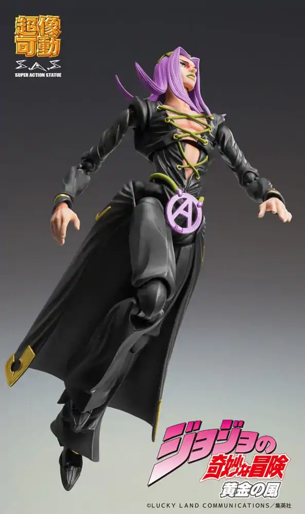JoJo's Bizarre Adventure Część 5 Super Action Figurka Chozokado Leone Abbacchio Czarna Wersja 16 cm zdjęcie produktu