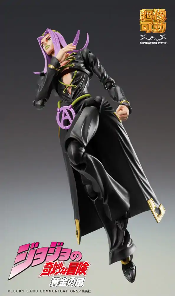 JoJo's Bizarre Adventure Część 5 Super Action Figurka Chozokado Leone Abbacchio Czarna Wersja 16 cm zdjęcie produktu