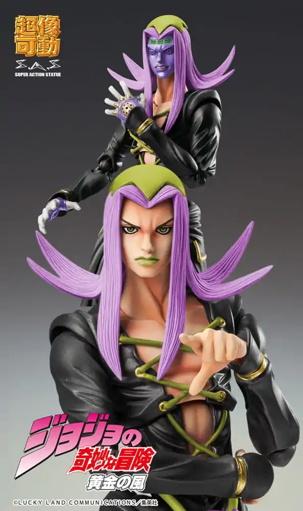 JoJo's Bizarre Adventure Część 5 Super Action Figurka Chozokado Leone Abbacchio Czarna Wersja 16 cm zdjęcie produktu