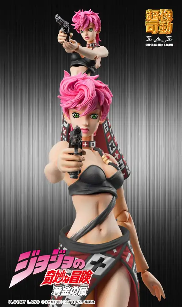 JoJo's Bizarre Adventure Część 5 Super Action Figurka Akcji Chozokado Trish Una Black Ver. 15 cm zdjęcie produktu