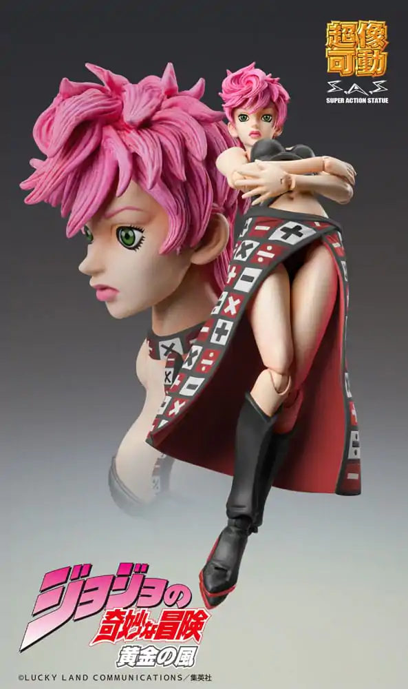 JoJo's Bizarre Adventure Część 5 Super Action Figurka Akcji Chozokado Trish Una Black Ver. 15 cm zdjęcie produktu
