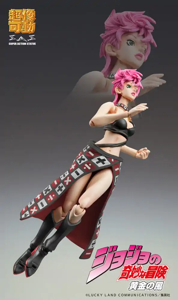 JoJo's Bizarre Adventure Część 5 Super Action Figurka Akcji Chozokado Trish Una Black Ver. 15 cm zdjęcie produktu