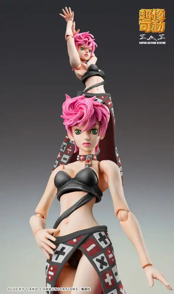 JoJo's Bizarre Adventure Część 5 Super Action Figurka Akcji Chozokado Trish Una Black Ver. 15 cm zdjęcie produktu