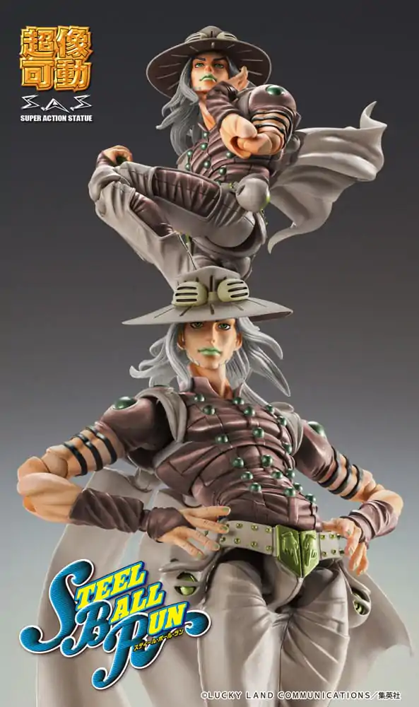 JoJo's Bizarre Adventure Part7 Steel Ball Run Super Action Figurka Chozokado Gyro Zeppeli Third 16 cm zdjęcie produktu
