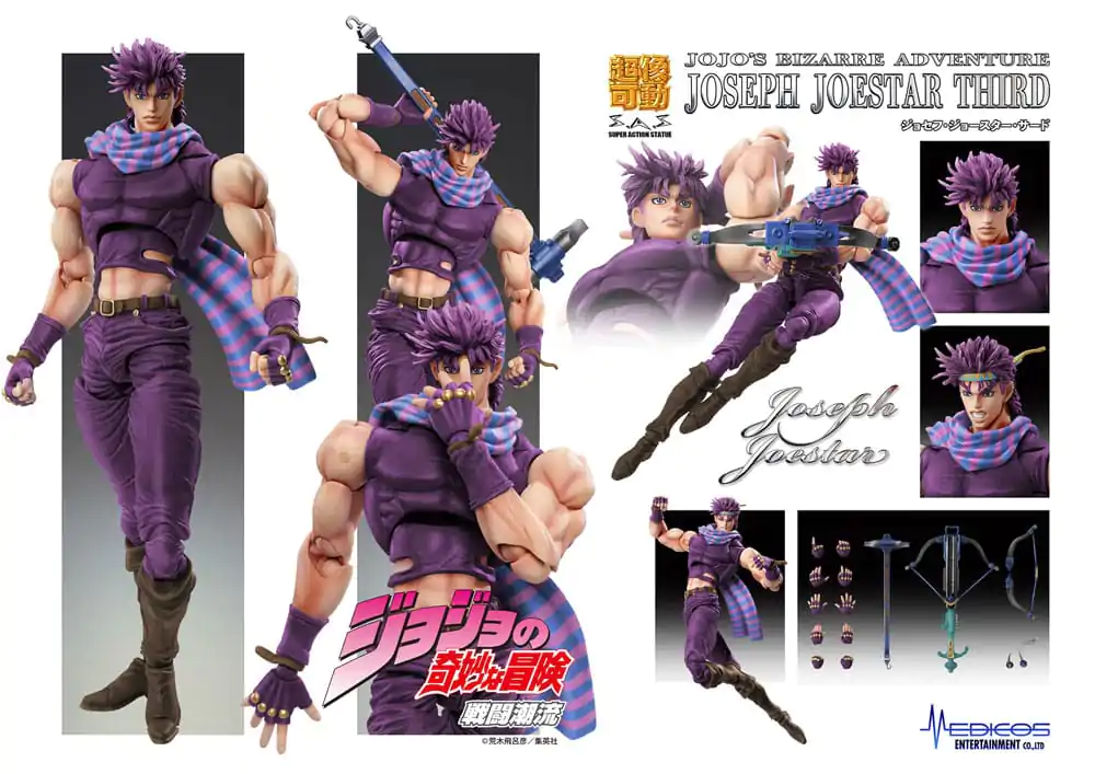 JoJo's Bizarre Adventure Battle Tendency figurka akcji Chozokado Joseph Joestar Third 16 cm zdjęcie produktu