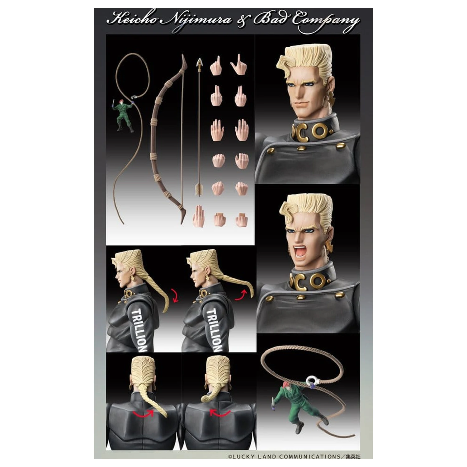JoJo's Bizarre Adventure: Diamond Is Unbreakable Figurka Chozokado Keicho Nijimura & Bad Company 17 cm zdjęcie produktu