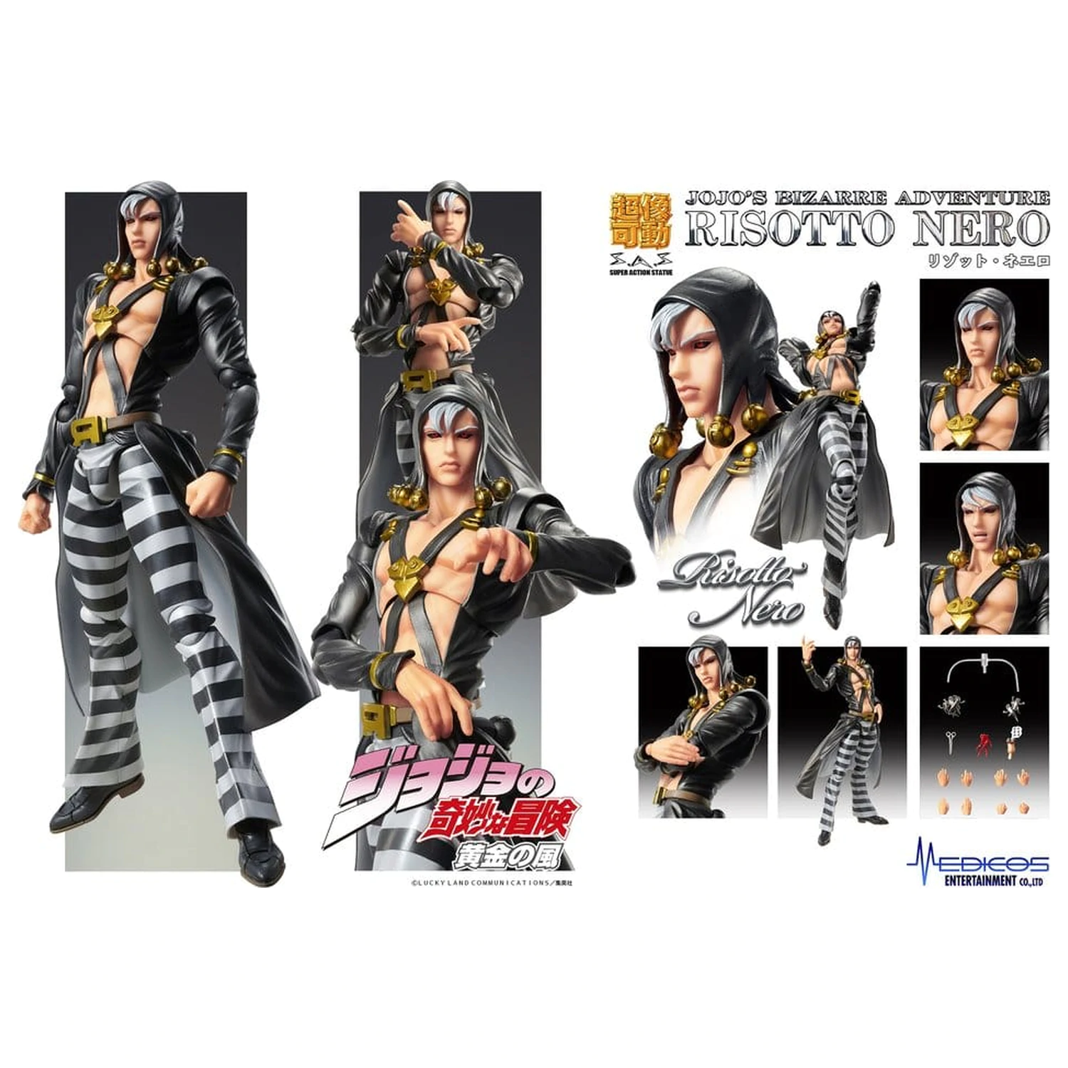 JoJo's Bizarre Adventure: Golden Wind Figurka Akcji Risotto Nero 16 cm zdjęcie produktu