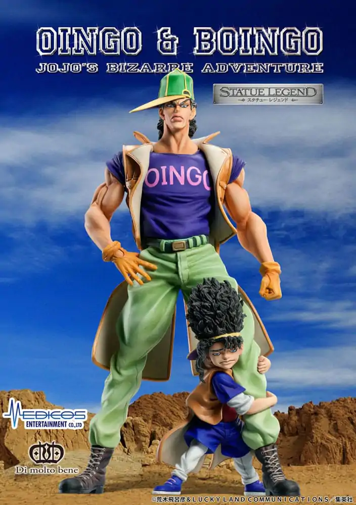 JoJo's Bizarre Adventure PVC Statua Legend Oingo & Boingo 19 cm zdjęcie produktu