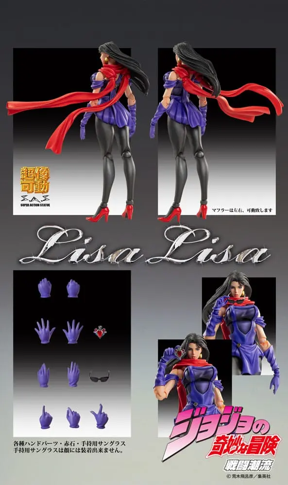 JoJo's Bizarre Adventure Part 2: Battle Tendency figurka Chozokado (Lisa Lisa) 15 cm zdjęcie produktu