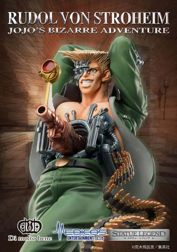 JoJo's Bizarre Adventure Part 2: Battle Tendency Legend PVC Statuetka Rudol von Stroheim 18 cm zdjęcie produktu