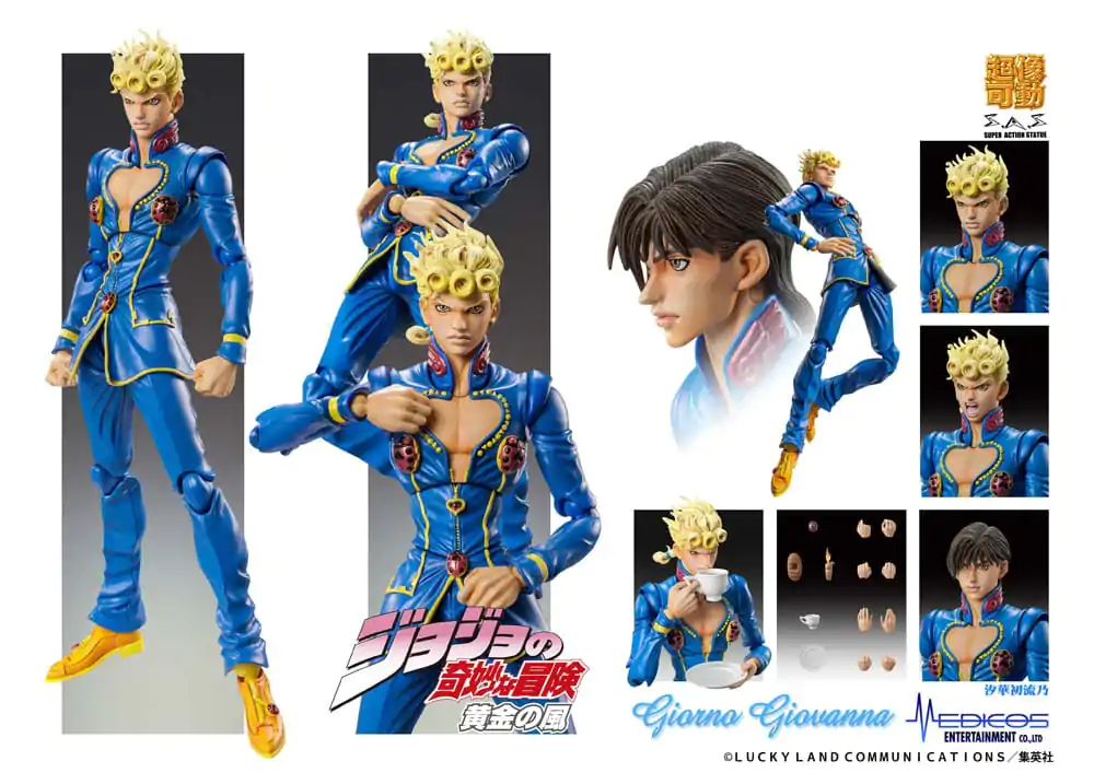 JoJo's Bizarre Adventure Part 5: Golden Wind Figurka akcji Chozokado Giorno Giovanna Second 15 cm zdjęcie produktu