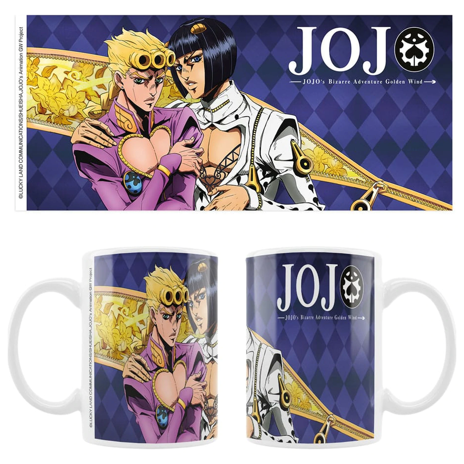 JoJo´s Bizarre Adventure Part 5: Golden Wind Ceramiczny kubek Giorno & Bruno zdjęcie produktu
