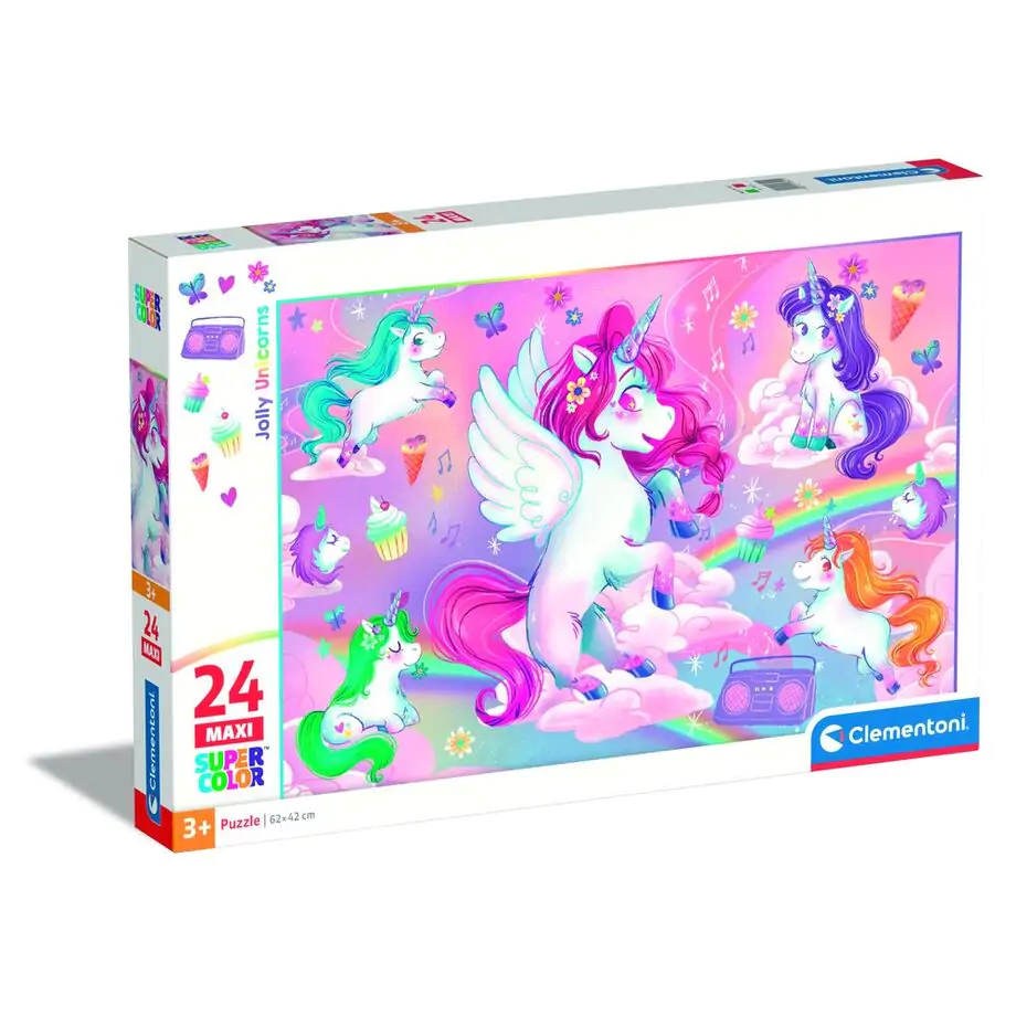 Jolly Unicorns maxi puzzle 24 elementy zdjęcie produktu