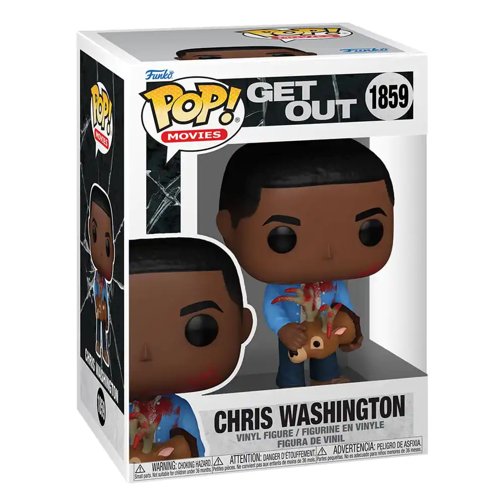 Jordan Peele Funko POP! Movies Figurka Winylowa Uciekaj - Chris Washington z Jeleniem 9 cm zdjęcie produktu