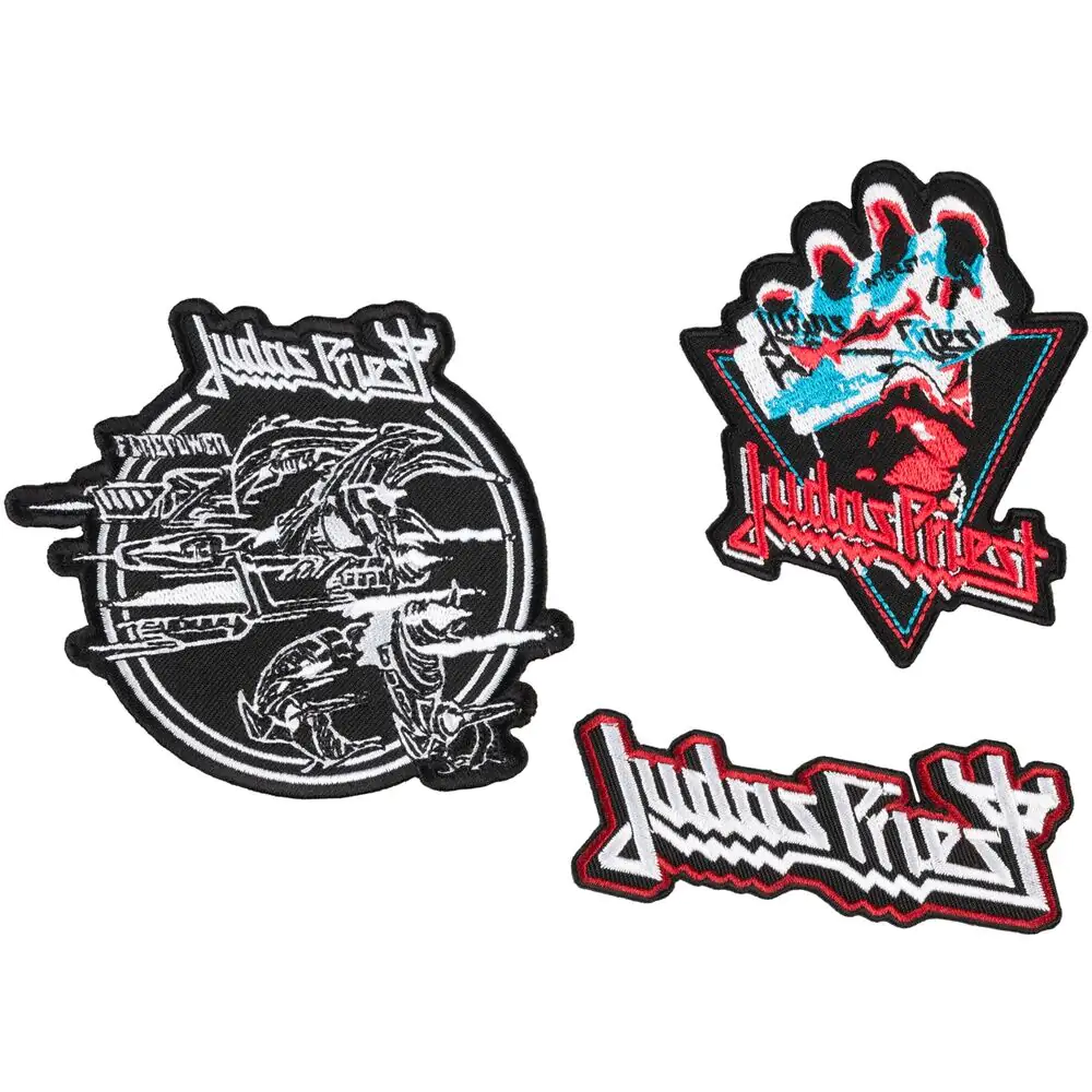 Judas Priest 3-częściowy zestaw naszywek zdjęcie produktu