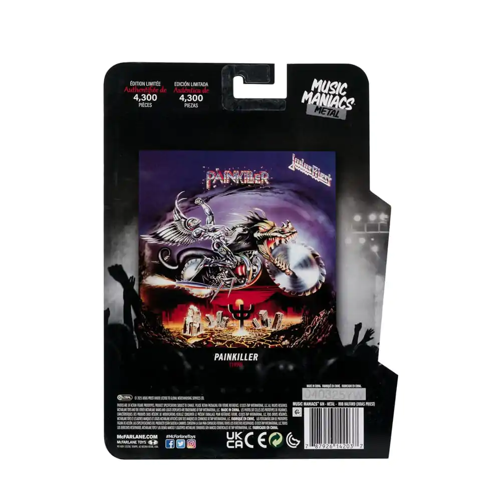 Judas Priest Music Maniacs Heavy Metal Action Figure Rob Halford 15 cm zdjęcie produktu
