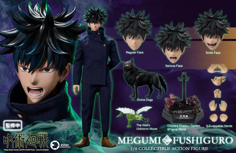 Figurka Akcji Jujutsu Kaisen 1/6 Megumi Fushiguro 30 cm zdjęcie produktu