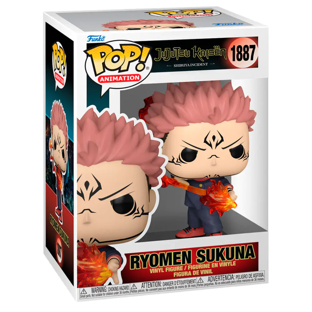 Jujutsu Kaisen Funko POP! Animation Figurki winylowe Sukuna (Fire Arrow) 9 cm zdjęcie produktu