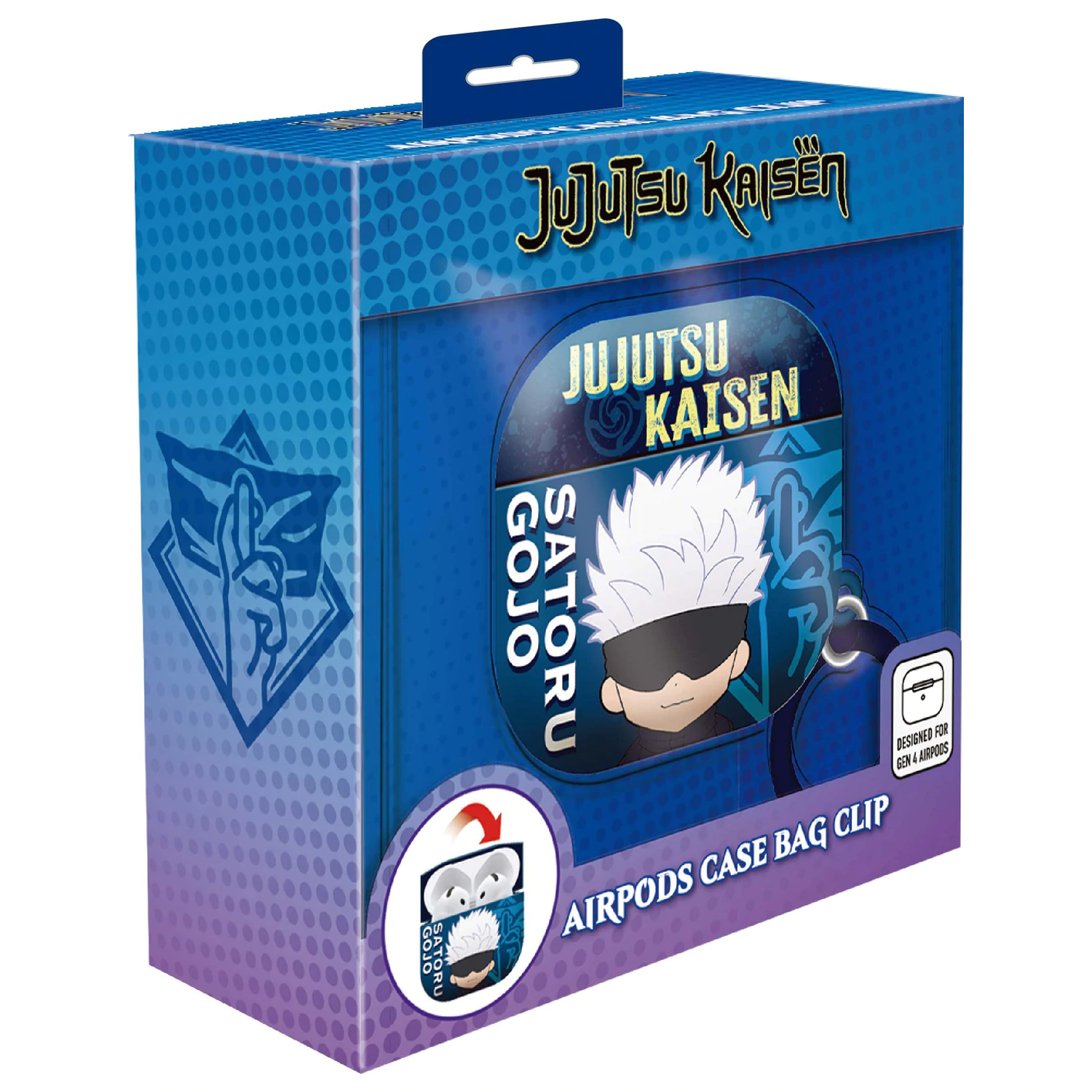 Jujutsu Kaisen Gojo 3D Foam Etui na AirPods z pianki ze spinką do torby zdjęcie produktu