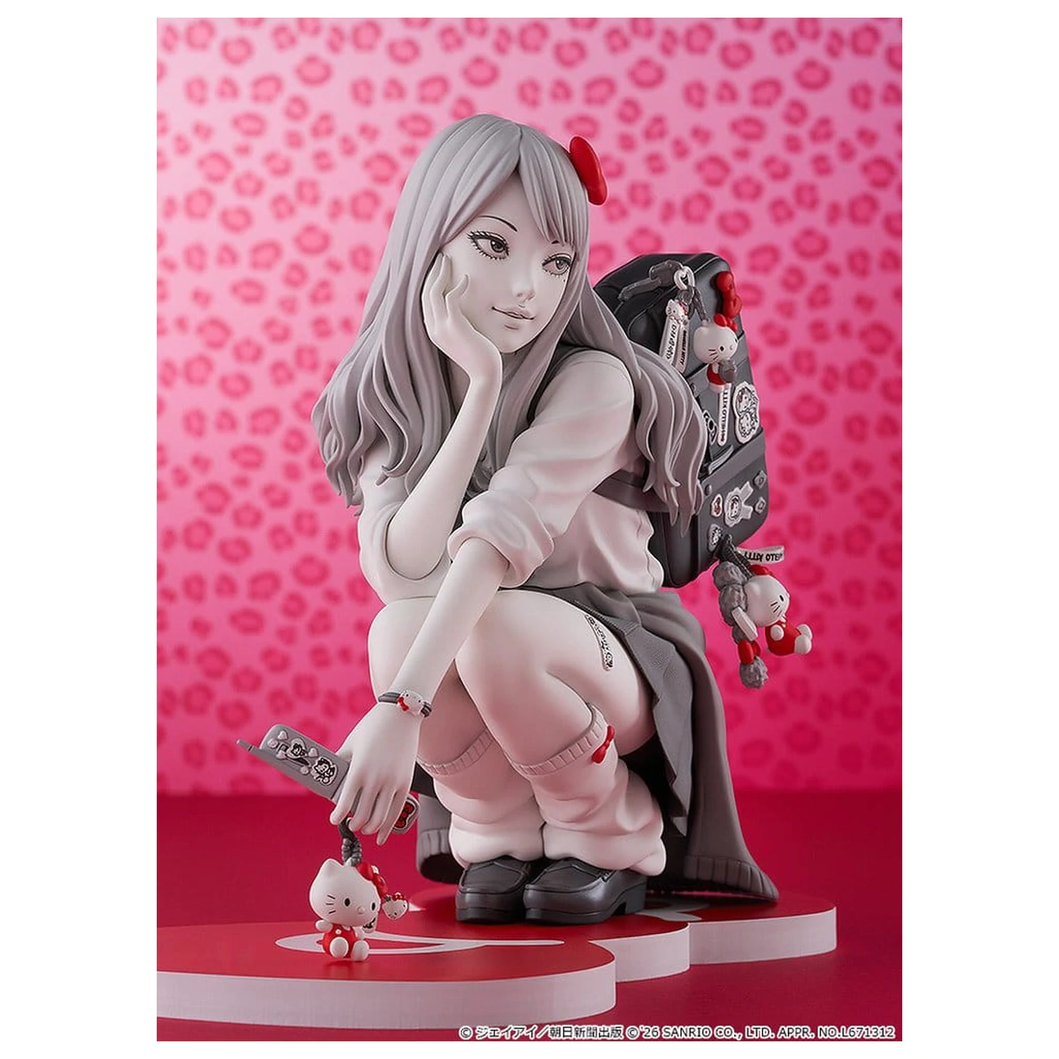 Junji Ito PVC Figurka Gyaru Tomie x Hello Kitty 14 cm zdjęcie produktu